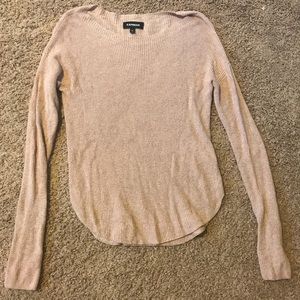 express light pink sweater